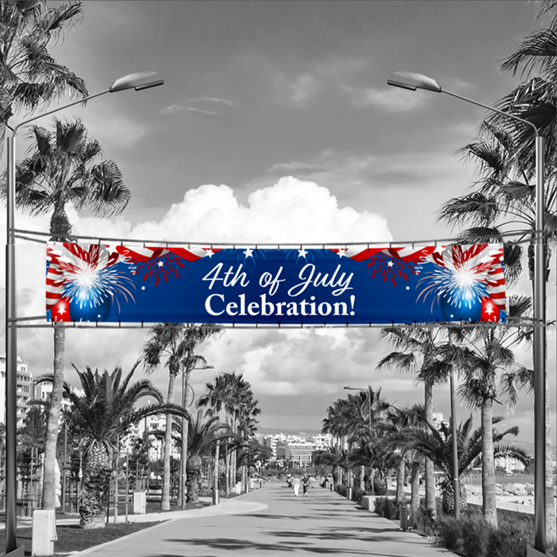 Over The Street Banner 18oz Standard